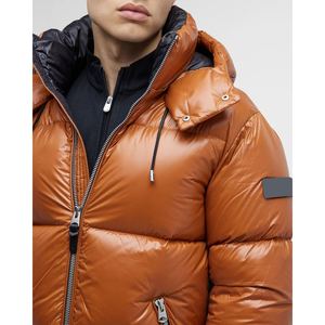 Custom Mens Streetwear Jacket <b>Quilted</b> Jacket Oversized Fit Recycled Polyester Ready to Ship Wholesale - Product Image 5