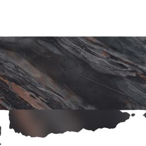 Carreaux de sol en céramique veinée de pierre noire de qualité supérieure, résistants à l'usure, antidérapants, pour la décoration moderne de cuisines et salles de bain, vente en gros - Product Image 1