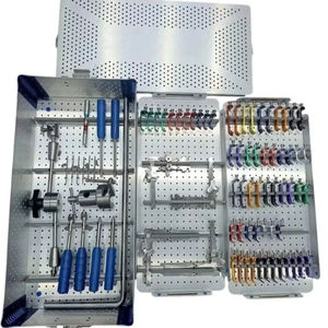 Système d'Écarteur Cervical Manuel en Acier Inoxydable, Kit Chirurgical Complet pour Chirurgie Générale Classe I - Product Image 1