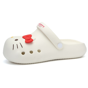 Cute Cartoon Cat <strong>Women</strong> Girls <strong>Clogs</strong> Slip on Breathable Soft Sole EVA Garden <strong>Shoes</strong> Lightweight Two-way Wear Outdoor Beach Sandals - Product Image 5