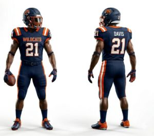 Uniformes de Fútbol Americano Sublimados y Bordados con Camuflaje, Diseño Personalizado con Nombre de Equipo, 100% Poliéster, Venta al Por Mayor de Verano - Product Image 5