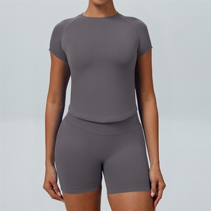 Leggings de Yoga Premium para Mujer, Cintura Media, Diseño a Cuadros, Ecológicos, Tallas Grandes, Cintura Elástica, Secado Rápido, Transpirables, Conjunto de 2 Piezas - Product Image 5