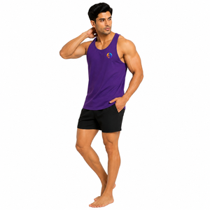 Tela fresca de verano que mantiene el uso diario cómodo con la camiseta sin mangas para hombre con soporte suave para correr, hacer ejercicios y practicar deportes. - Product Image 6