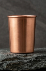 Metal Simple Shiny Copper Water <b>Bottle</b> With Glass for Ayurveda Health Benefits Drinking Water Copper Water <b>Bottle</b> and Glass Set - Product Image 5