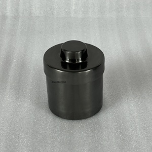 Luxury Customized Logo Dark <b>Candle</b> Jars Black Stainless Steel Premium <b>Candle</b> Containers with Lids for <b>Candle</b> Making - Product Image 5