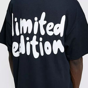 Camiseta Oversize de Lujo para Hombre, Estilo Urbano, Algodón Pesado de 280 g/m², Estampado Personalizado, Bordado, Ajuste Holgado, Lisa - Product Image 5