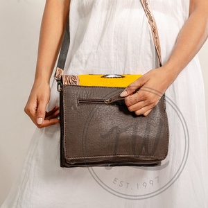 Handmade Women's Stylish Aztec Tooled Leather Clutch High Quality Shoulder Bags Inspired Saddle <b>Blankets</b> Wallets Wristlet Option - Product Image 4