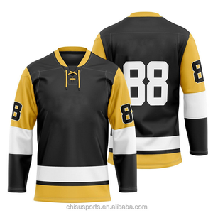 Vente en gros de sweats à capuche personnalisés à manches longues en polaire pour le hockey sur glace, tissu polyester, sublimation, sweats à capuche pour le hockey sur glace, uniforme de hockey, 280g - Product Image 1