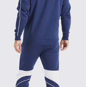 <b>Men</b>’s Color Block Tracksuit Set – Full Zip Hoodie <b>Jacket</b> & Jogger Pants 2-Piece Sportswear Suit - Product Image 2
