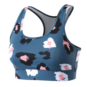 Venta al por mayor de los últimos sujetadores deportivos de alta calidad para mujer, todo tipo de sujetadores con impresión por sublimación personalizada, sujetadores deportivos transpirables para damas. - Product Image 3