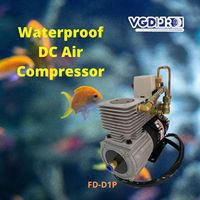 12V haute efficacité étanche robuste DC sans huile professionnel à bord frein à air casier puissant camion compresseur d'air pompe