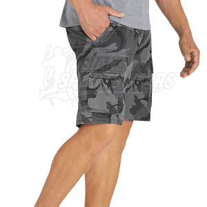 OEM ODM Service Available Men <b>Cargo</b> <b>Shorts</b> Solid Casual Mid Waist Modern Styling <b>Lightweight</b> Fabric for Men Wears Online Sale - Product Image 4