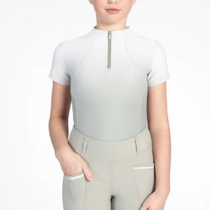 Vêtements de base pour l'équitation pour enfants en tissu doux, respirants et confortables, de haute qualité, pour l'entraînement. - Product Image 1