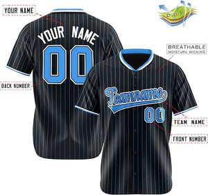 Maillot de baseball pas cher, broderie personnalisée, logo, sublimation, design à bandes, maillot de baseball pour hommes, design personnalisé, prix de gros, OEM - Product Image 5