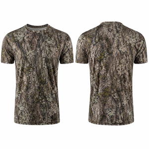 เสื้อเชิ้ตผู้ชายลายพรางแขนยาว MEGAMAPLE แห้งเร็ว ระบายอากาศได้ดี ผลิตจากโพลีเอสเตอร์ ลายเปลือกไม้ เหมาะสำหรับใส่ล่าสัตว์และกิจกรรมกลางแจ้งในฤดูร้อน - Product Image 1