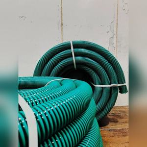Manguera de succión de PVC verde, flexible, de plástico, industrial, para transferencia de agua, duradera, resistente a la flexión, no tóxica, redonda, de alta resistencia, de 2 a 6 pulgadas. - Product Image 2