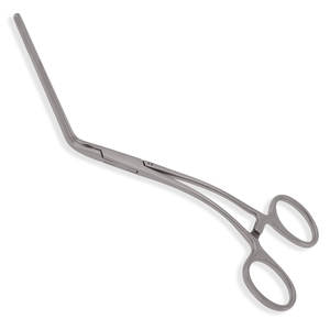 Pince à bouledogue à poignée annulaire DeBakey, coudée à 45 degrés, tiges courbées de 4 7/8 pouces, en acier inoxydable chirurgical, instruments vasculaires - Product Image 4