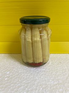 Premium Honey <b>Pickled</b> Baby Corn Sweet Gourmet Preserved Vegetables in Glass <b>Jars</b> Export Quality. - Product Image 3