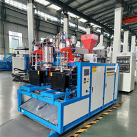 Ligne de production de bidons en plastique HDPE de 4 litres et 5 litres, machine de fabrication de bouteilles en PE par extrusion-soufflage à vendre