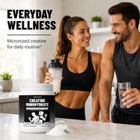 Fournisseur ODM de créatine monohydrate pour l'entraînement quotidien des adultes, amélioration des performances, poudre micronisée de nutrition sportive 300g