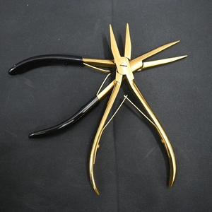 Micro Bead Plier 7 Inch Hair Extension <b>Crimping</b> Tool Stainless Steel Flat Jaw Non Slip Handle Salon Bead Closing Instrument - Product Image 6