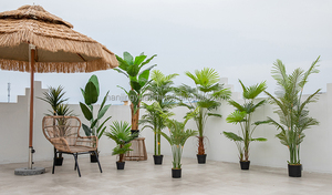 Tùy Chỉnh Đa-Kích Thước Nhân Tạo Cây Cọ Giả Trồng Trong Chậu Cây Nhân Tạo Topiary Cây Cho Đám Cưới Nhà Vườn Trang Trí - Product Image 6