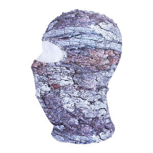Cagoule intégrale unisexe pour adulte, respirante, imperméable, 100 % polyester, imprimé multi-animaux, motif pierre - Product Image 2