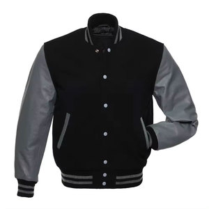 Manufacturer High Quality Varsity <b>Jacket</b> <b>Men</b> Chenille Embroidery Leather Sleeves Custom <b>Baseball</b> Letterman Varsity <b>Jacket</b> - Product Image 6