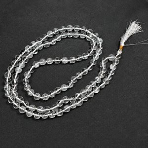 Vente en gros de Mala traditionnel à 108 perles en pierres précieuses, figurine Feng Shui, pour prière hindoue, Pujan, méditation spirituelle chrétienne et fiançailles - Product Image 1