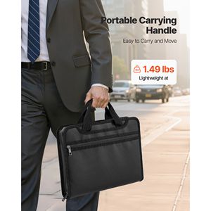 Borsa Portadocumenti Ignifuga Multistrato Portatile 1832 F, Isolamento Termico, Impermeabile, Organizzatore di Sicurezza per Archiviazione Documenti per Uso Ufficio - Product Image 3