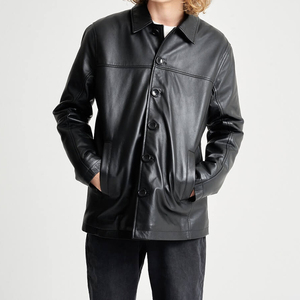 <b>Men's</b> Genuine <b>Leather</b> Riding <b>Jacket</b> Premium Motorcycle Apparel for Outdoor and Casual Activities - Product Image 3