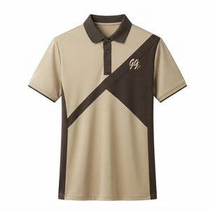 Chemises de golf professionnelles en tissu extensible confortable, col classique, manches courtes, vêtements pour uniformes de parcours de golf - Product Image 1