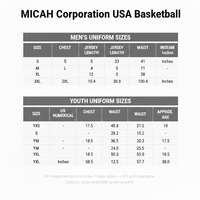 Maillot de basket-ball personnalisé Micah Legend, col en V, sans manches, 100% polyester, 180g, séchage rapide, uniforme athlétique unisexe pour adultes
