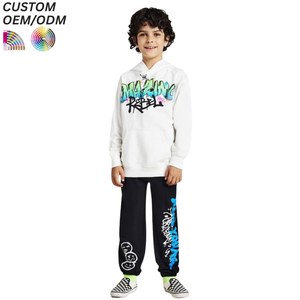 Sweat-shirts à capuche pour bébés et enfants, de haute qualité, en molleton 100% coton, logo personnalisé, sweats à capuche pour garçons et filles - Product Image 5