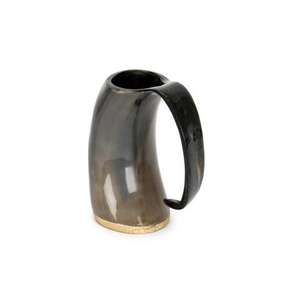 Auténtico Cuerno de Beber Vikingo de Búfalo 100% Natural Hecho a Mano con Forma de Campana y Relieve, Ideal para Cerveza - Venta al por Mayor - Product Image 3