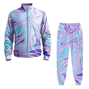 Conjunto Deportivo de Invierno con Estampado por Transferencia Térmica, Chaqueta y Pantalones con Impresión Personalizada, Ligero, Transpirable y de Secado Rápido, Venta al Por Mayor - Product Image 1