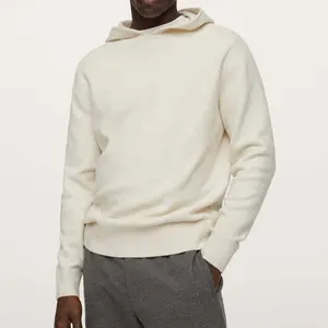 Atacado Nova malha moletom com capuz dos homens Heavyweight Hoodie camisola Off White Hoodie básico