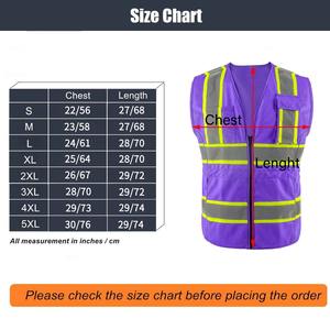 Chaleco de Seguridad Reflectante de Poliéster Ecológico para Mujer, Chaqueta de Malla de Alta Visibilidad con Materiales Sostenibles - Product Image 4