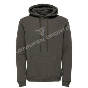 เสื้อฮู้ดดี้ฤดูหนาวคุณภาพสูงแบบสั่งทำพิเศษสำหรับผู้ชาย ทรงโอเวอร์ไซส์ ผ้าฟลีซหนานุ่ม ผ้าฝ้ายย้อมสีพื้น ปักโลโก้ ถักทออย่างดี - Product Image 1