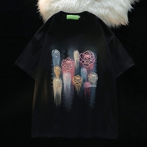 T-shirt en coton pour homme de haute qualité avec impression en relief, design épais, impression en mousse - Product Image 4