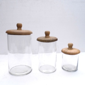 Tarro de almacenamiento reutilizable para nevera, tarro de vidrio hermético con logo, organizador de grabado, en forma de botella - Product Image 2