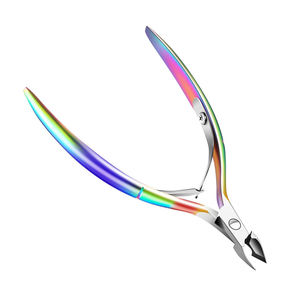 Alicates para Cutículas de Acero Inoxidable Alemán, Cuchillas Afiladas, Punta Puntiaguda, Alicates para Manicura con Doble Resorte - Product Image 3