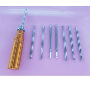 Juego de 8 Destornilladores Ortopédicos para Huesos, Mango de Acoplamiento Rápido Manual, Instrumentos Quirúrgicos de Acero Inoxidable Alemán Pentax CE - Product Image 1