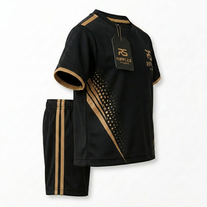 Kids performance short <b>set</b> offering comfort flexibility breathability and freedom for every movement Wholesale Price - Product Image 5