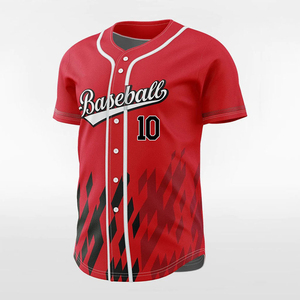 Fabricant pakistanais d'uniformes de baseball, vêtements de baseball à boutons, maillot de baseball uni, service OEM ODM personnalisé - Product Image 4