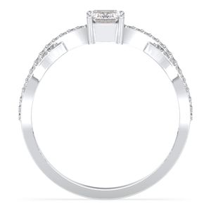 REYES – bague de fiançailles en argent Sterling 925, nouveau Design, coupe émeraude, 0,72 ct, Moissanite, pour femmes, cadeau de mariage de luxe, bijoux fins - Product Image 6