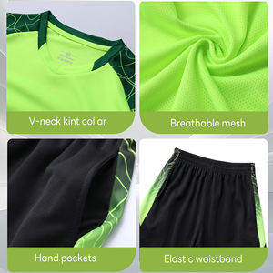 Uniforme de Fútbol para Hombre, Estilo 2026, Alta Calidad, Poliéster, Color Sólido, Talla Personalizada, Profesional, Deportivo, para Adultos, Servicio OEM ODM - Product Image 6