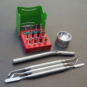 Kit de collecteur osseux dentaire réutilisable de qualité supérieure, instruments chirurgicaux en acier inoxydable allemand, fraises à os et grattoir osseux pour implants - Product Image 6