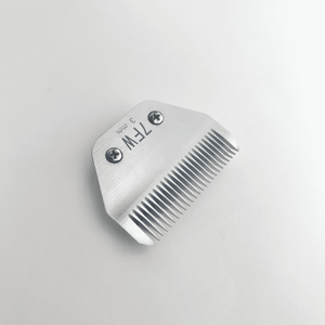 Lame de tondeuse professionnelle A5 pour toilettage canin 7FW Large 3mm en acier inoxydable pour coupe de poils d'animaux de compagnie – Remplacement - Product Image 4