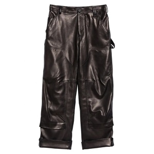 Best Price <b>Mens</b> Pants Top Quality Leather Pants Winter Comfortable Low Price Breathable Leather Pants For Sale - Product Image 1